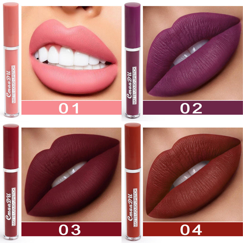 Waterproof Matte Lipstick for Women - Non-Stick Formula