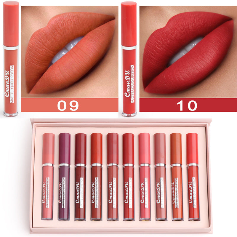 Waterproof Matte Lipstick for Women - Non-Stick Formula