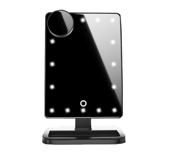 LED Touch Screen Makeup Mirror with Bluetooth Speaker